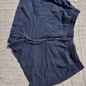 Splendid Dark Blue Flowy Shorts